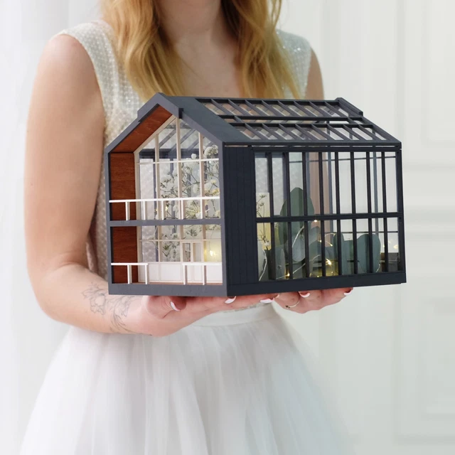 WEDDING CARD HOUSE box, wedding card box, house card box, card box ...