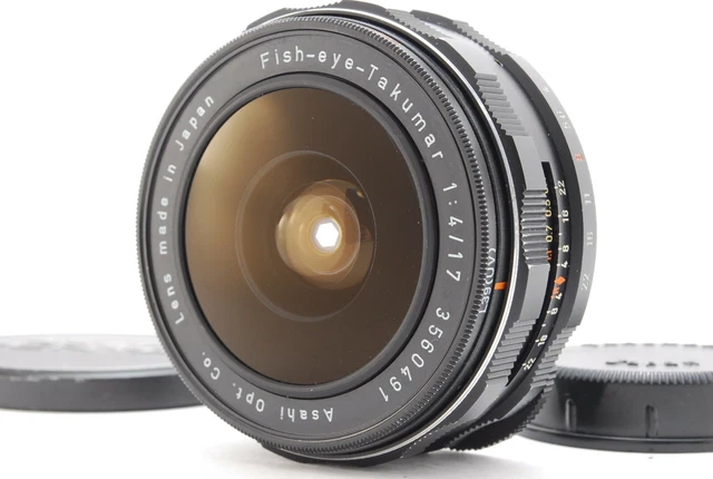 Vidéo près De Mint ] Asahi pentax Smc Poisson Eye Takumar 17mm F/4 Pour M42 Mont