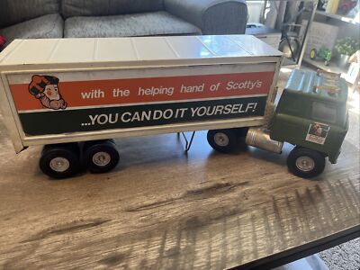 Ertl Scotty's International Transport Semi Tractor Trailer Truck Cab & trailer
