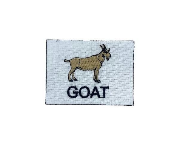 Patch aufnaher aufbugler applikation bügelbild goat ziege