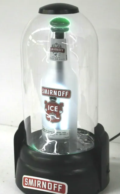SMIRNOFF ICE Plasma Light Up Bottle Electric Lamp Sign Display Tested Works Well