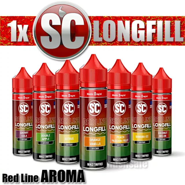 SC RED LINE LONGFILL 10 ml Aroma Liquid Konzentrat in 60 ml Chubby Gorilla