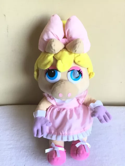 Vintage Nanco Jim Hensons Muppet Babies Miss Piggy Plush Stuffed Animal Toy 13"H