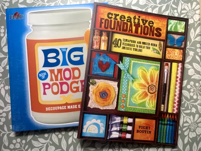 Creative Foundations by Vicki Boutin + The Big Book of Mod Podge (Bundle)