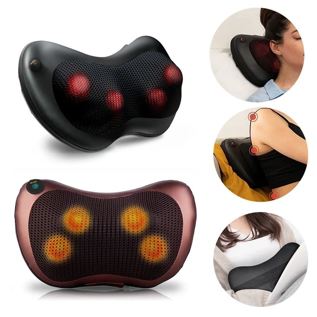 du dos Soulagement de la douleur Soutien du cou Oreiller de massage Shiatsu