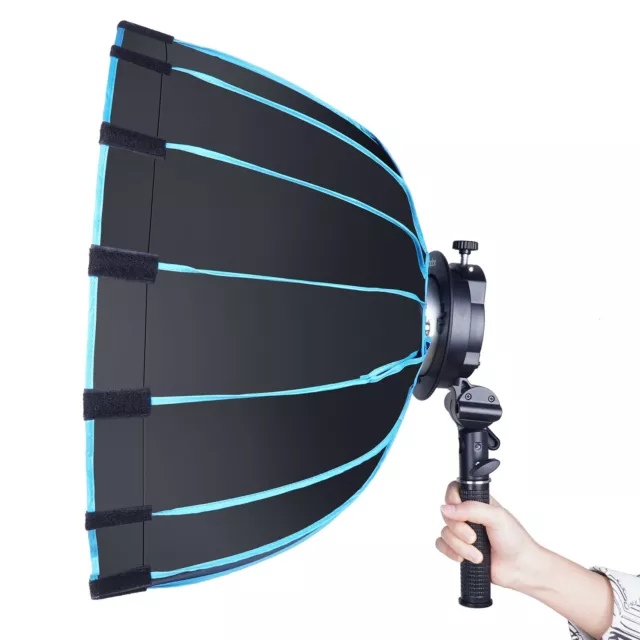 23.6" 60cm Quick Release Mount Softbox + S2 Speedlite Bracket + Flash Mount Kit