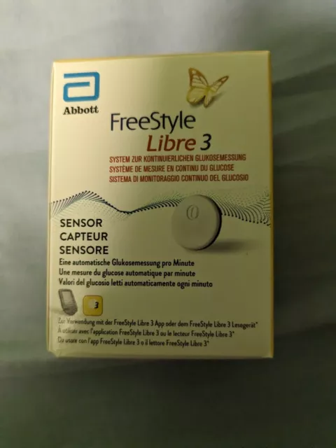 FreeStyle Libre 3 Sensor MHD 30.09.2024 - neu - OVP