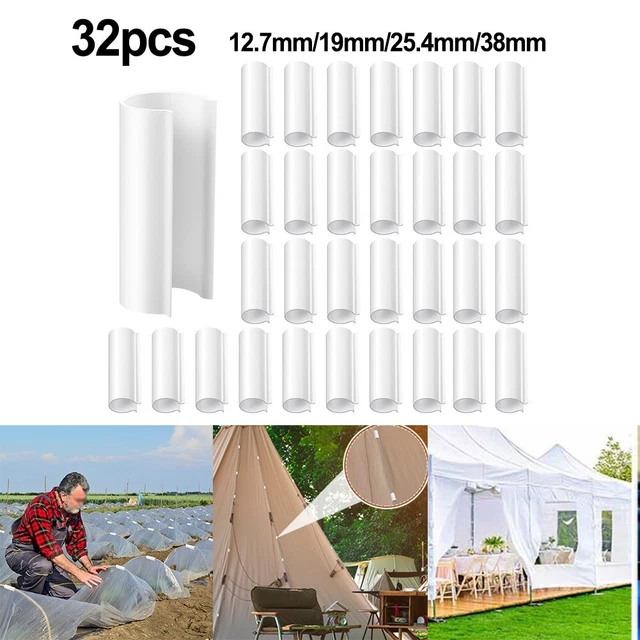 Easy to Use Pressure Clamps for PVC Pipe Great for Securing Greenhouse