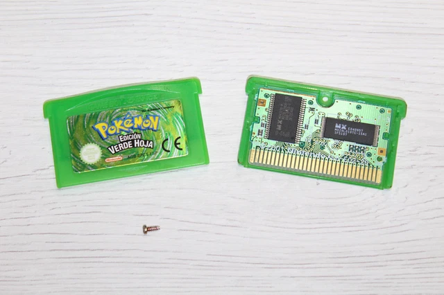 Pokemon Edicion Verde Hoja Game Boy Advance - GBA PAL Espagnol - Cartouche Seule