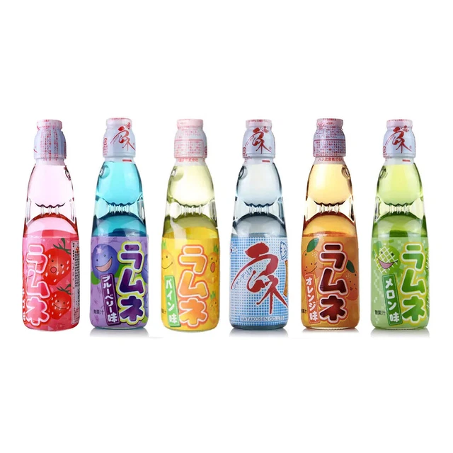 HATAKOSEN RAMUNE JAPANESE Soda Soft Drink Different Flavour MultiQty
