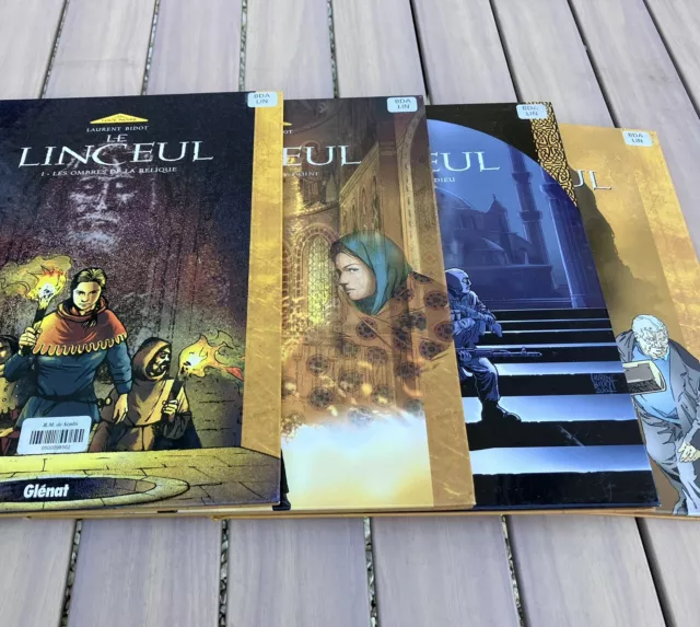 Lot de 4 BD Série Complète - Le Linceul par Laurent Bidot