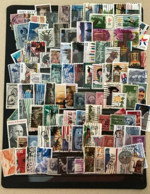 Stamps - United States USA Collection packet of 100 different stamps used