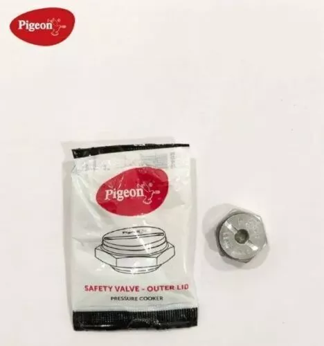 X 2 PACK OF GENUINE PIGEON PRESSURE COOKER SAFETY  VALVE /spare part