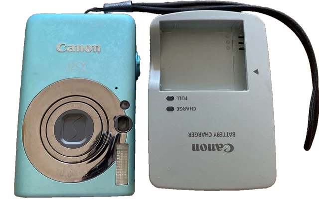 CANON IXY 110IS Light Blue Digital Camera w/ Battery