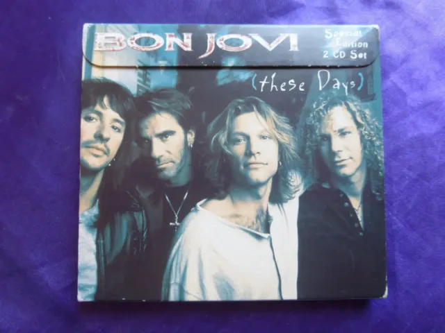 Bon Jovi  These days  2 CD Edition rare 22 titres dont inédits Digipak magnet