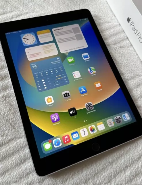 Apple iPad Pro 9,7" 256GB [Wi-Fi + Cellular] space grau MLQ62FD/A Top-Zustand