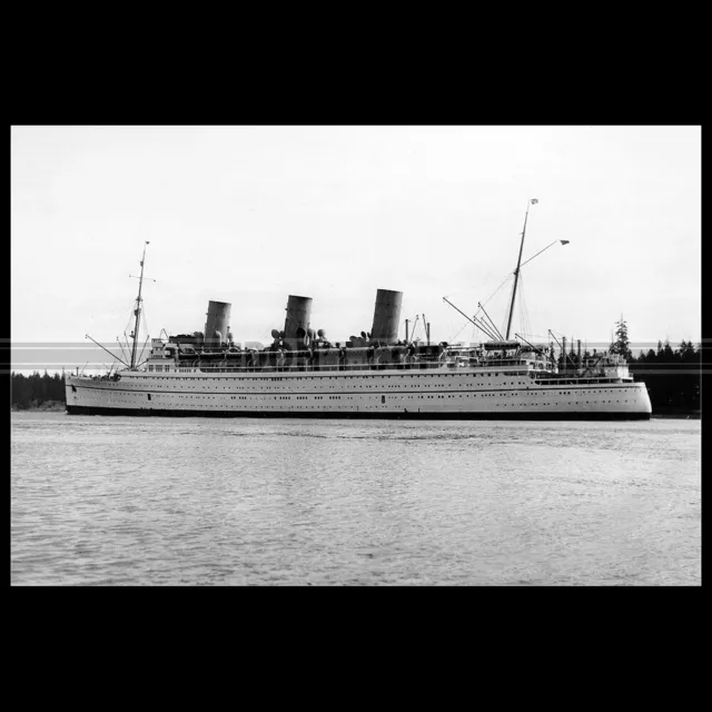 PHOTO B.004766 RMS EMPRESS OF JAPAN CANADIAN PACIFIC LINE PAQUEBOT ...