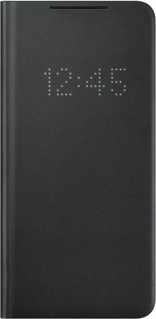 Original Samsung - Etui Led Smartled View Noir Pour Galaxy S21+ / S21 Plus 5G