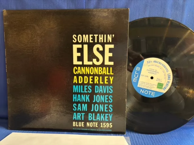 Cannonball Adderley Blp 1595 Dg Rvg Ear Somethin Else Blue Note 1963 Usa Lp Exc+