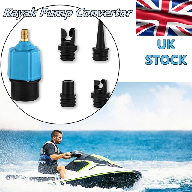 Boat Valve Adapter Paddle Board Canoe Air Valve Pump Converter Adapter Alloy
