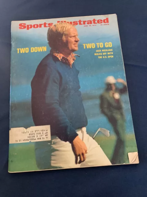 June 26 1972 Sports Illustrated Magazine ~ Jack Nicklaus Golf U.S. Open