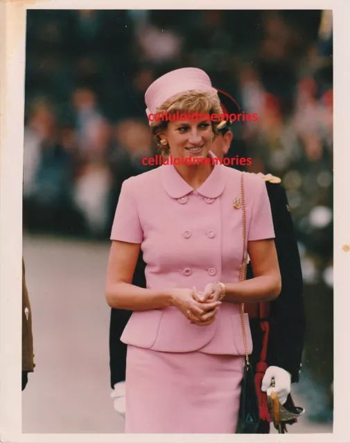 Original Press Photo Princess Diana Lady Di Spencer Barracks 5-1-95