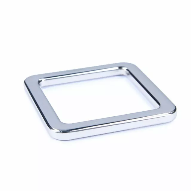 2 Rectangle Rings for Bandwidth 30 MM Silver