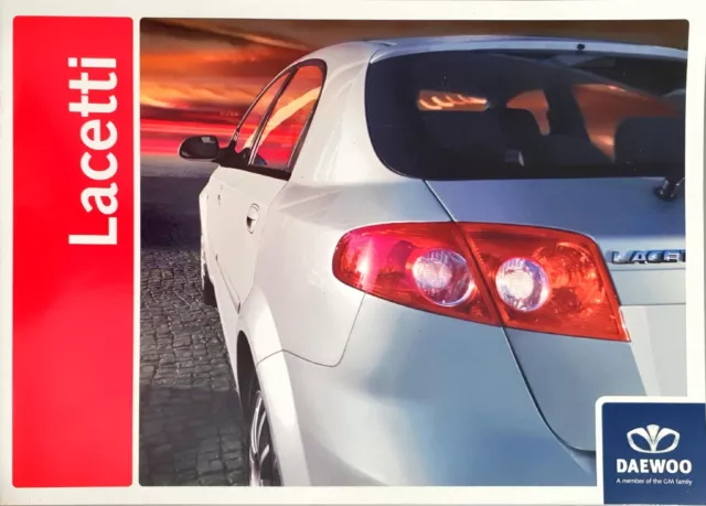 Daewoo Lacetti Brochure 2004