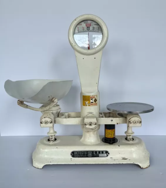 Vintage Detecto Gram Cast Iron Balancing Scale | Tested / Working