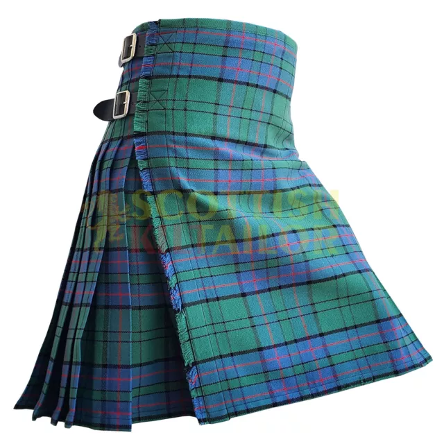 Scottish Handmade Traditional Lockhart Tartan Kilt & Custom Size Kilts