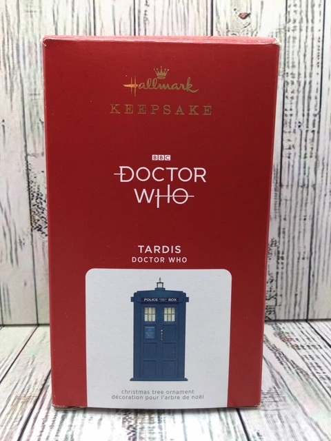 2021 Hallmark Ornament TARDIS Doctor Who BBC Lights & Sound NIB