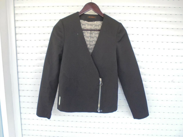 Veste à Capuche Noire Cop Copine Modèle Virginia - Taille 2 - Occasion Très Bon état