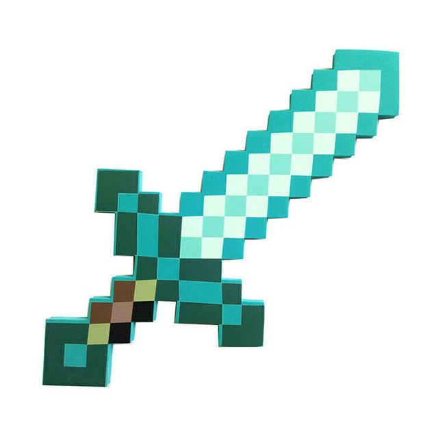 8-teiliges Aufblasbares Pixel-Schwert Set - Sicherer Spielspaß Für Kinder