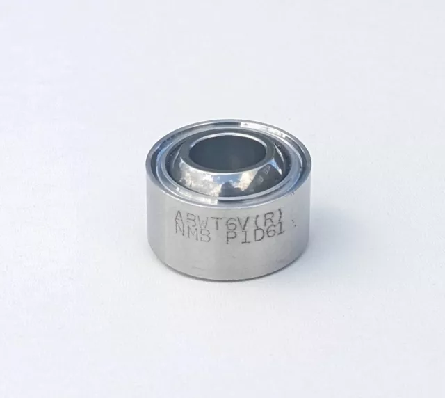 R45: NMB ABWT6V(R) 3/8" ID racecar spherical rose joint V groove bearing inc VAT