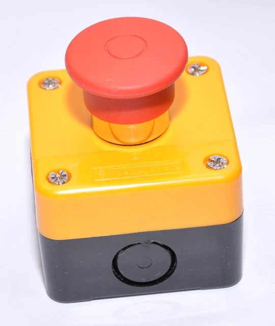 ONE TELEMECANIQUE EMERGENCY Stop Pull-Push Control Station (Amber) £8. ...