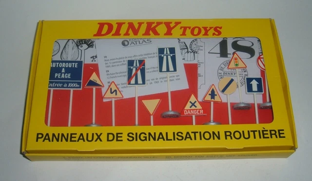 DINKY TOYS ATLAS Lot Coffret Panneaux Signalisation Route EUR 1,00