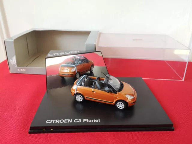 Voiture 1:43 – Citroën C3 Pluriel – Orange 2003 – NOREV – Ref AMC 009 471