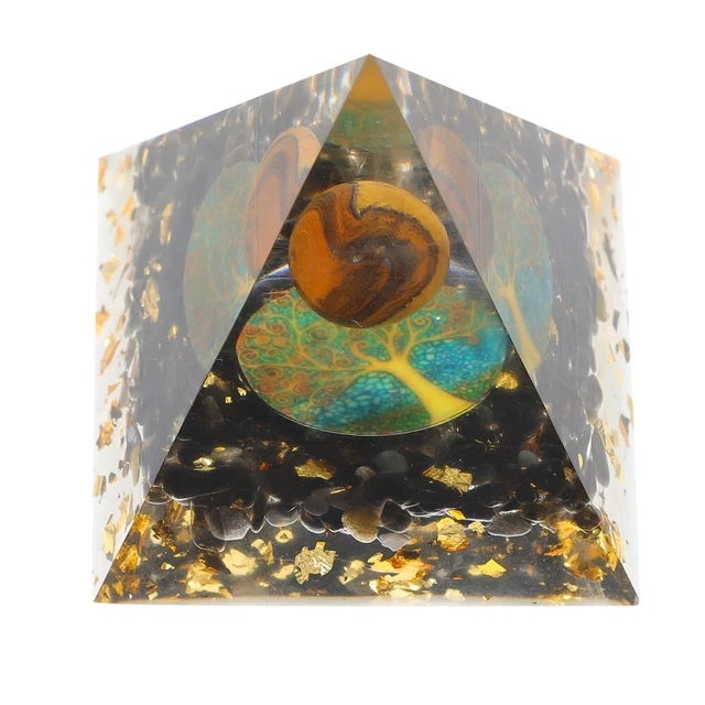 Acrylic Pyramid Crystal Ball Decoraciones Para Salas Casa Figurine