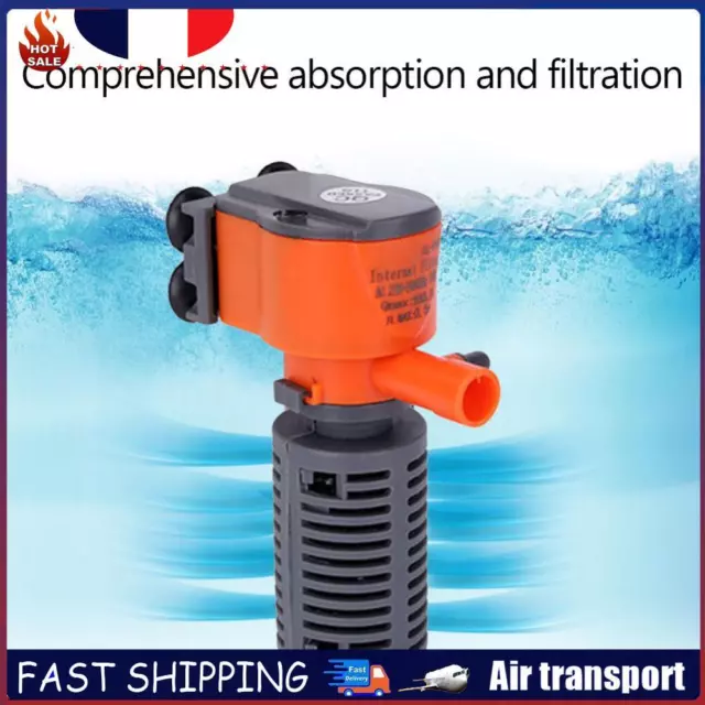 3W 5W Fish Tank Filter 3 in 1 Submersible Mini Aquarium Air Pump (XL666) FR