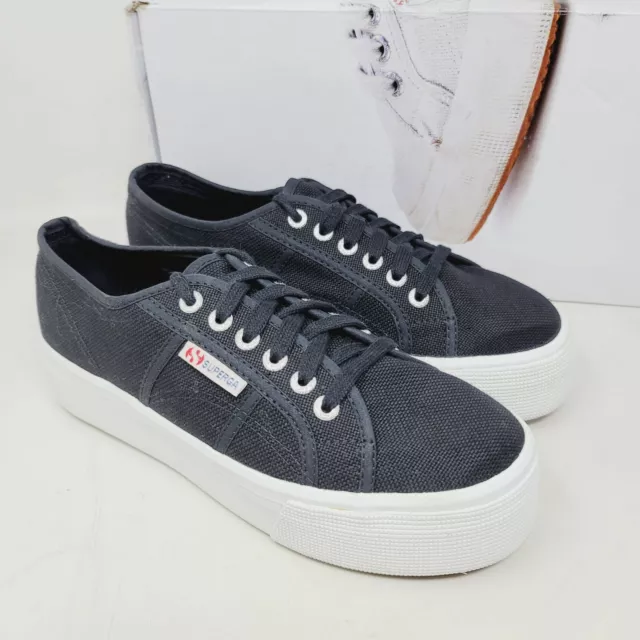 Superga 2790A COTW Women's Platform Sneakers Shoes Size US 8 EU 39 Black