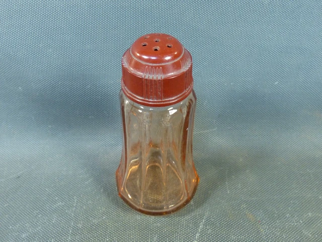Grande Salière Ancienne En Verre Rouge – Déco De Table Vintage Pour Cuisine