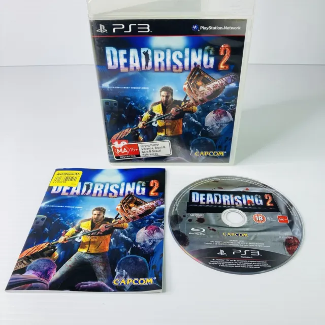 DEADRISING 2 Sony PS3  PlayStation 3 - Very Good Condition with Manual *Tested*