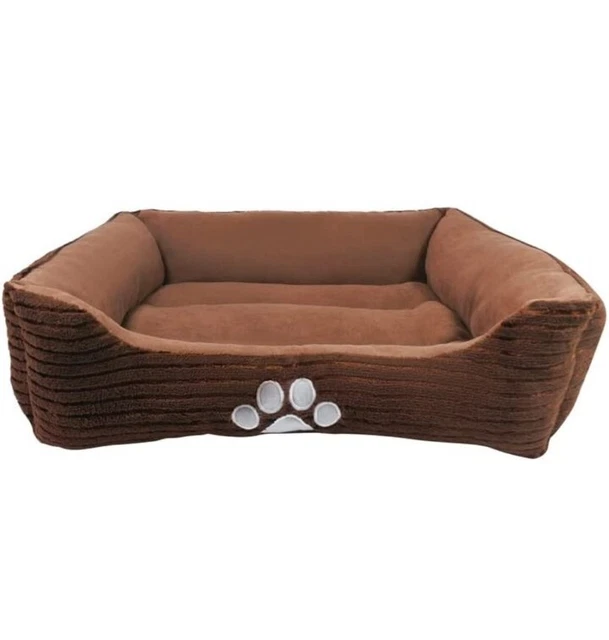 Pet Calming Bed Dog Cat Sleeping Kennel Puppy Super Soft Mat Pad Warm Nest