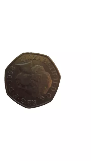 1998 European Union EU Stars 50p Fifty Pence UK Coin Hunt Rare