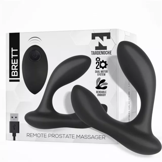 Vibromasseur Prostate Tardenoche Brett Sans Fil Silicone Sextoys 8 Fonctions