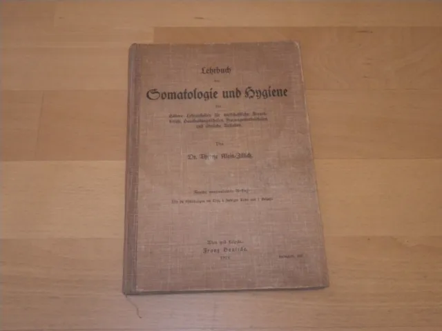 Lehrbuch Somatologie und Hygiene, Klein-Zillich, 1929, RAR!!