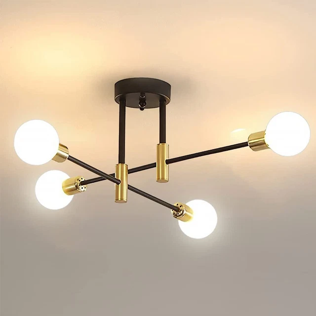 Vintage Pendant Light Modern LED Ceiling Lights Sputnik Chandelier Fixture Lamp
