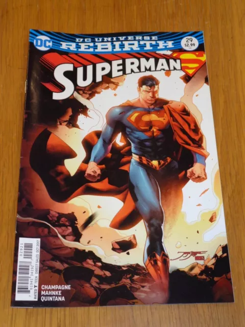 Superman #29 Dc Universe Rebirth Variant October 2017 Nm (9.4)