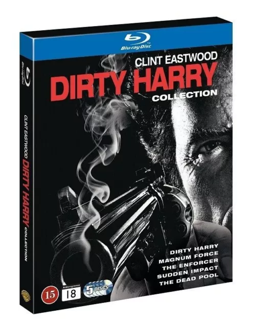 Dirty Harry Collection - Teil 1-5 - Blu-ray Box UNCUT/Deutsch