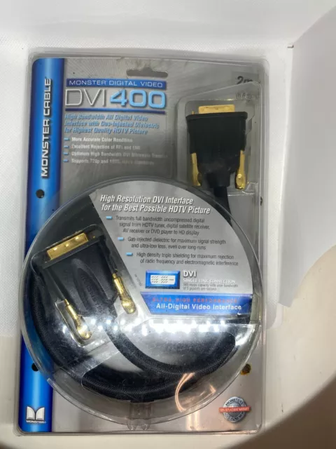 Monster Cable DVI400 2 meter DVI Digital Video Cable